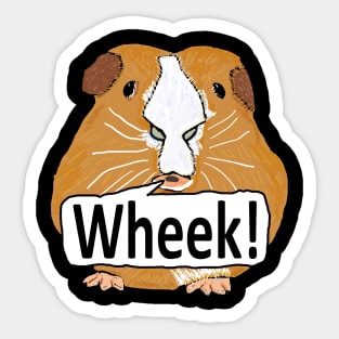 Guinea Pig Wheek Sticker